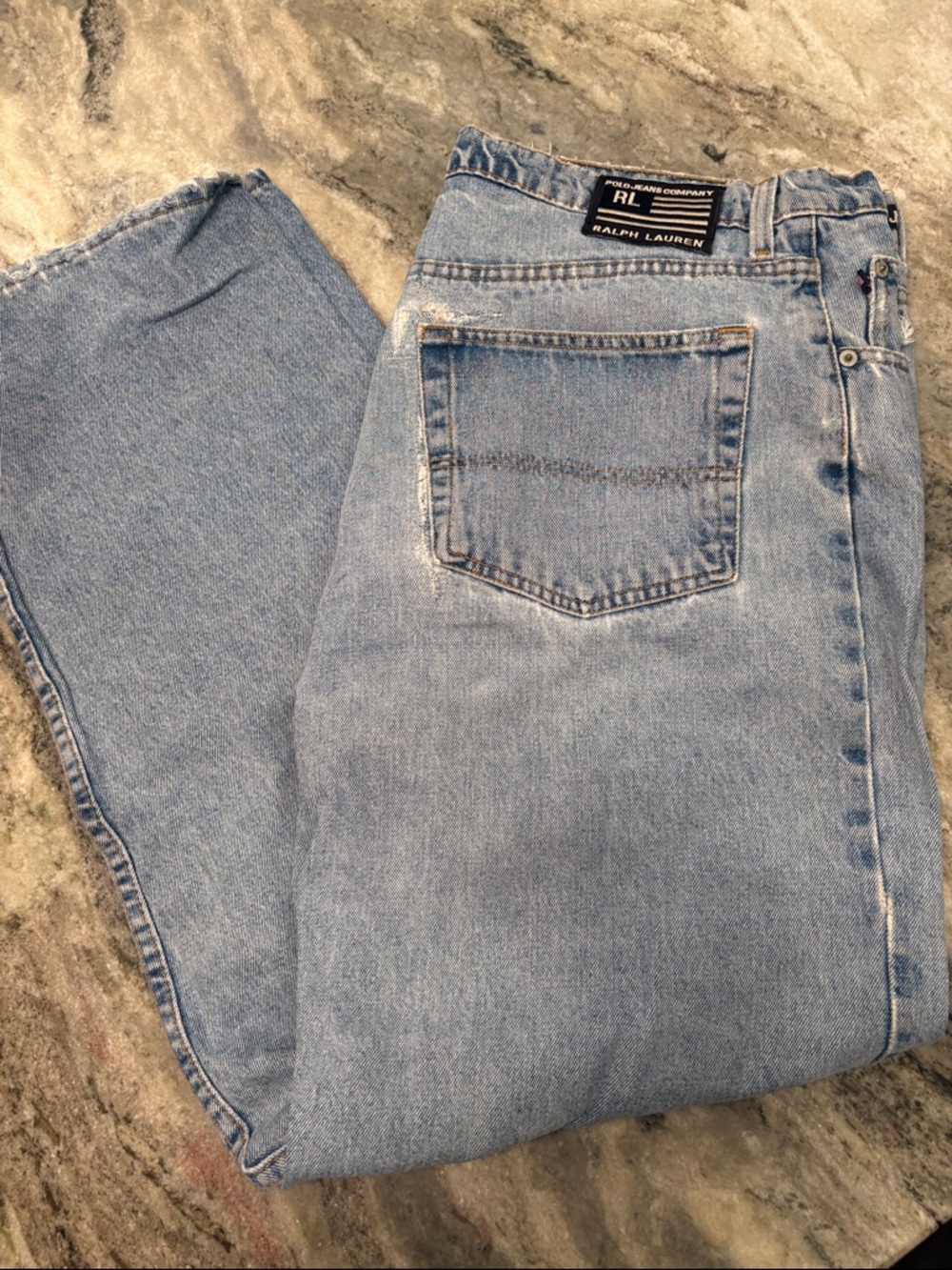 Ralph Lauren Light Wash Men’s Jeans - Relaxed Fit